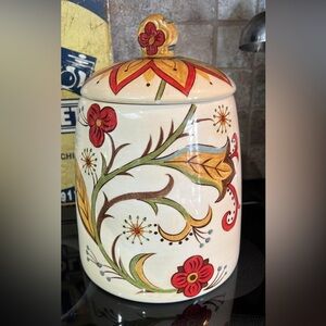 Gorgeous PIER 1 Earthenware COOKIE JAR